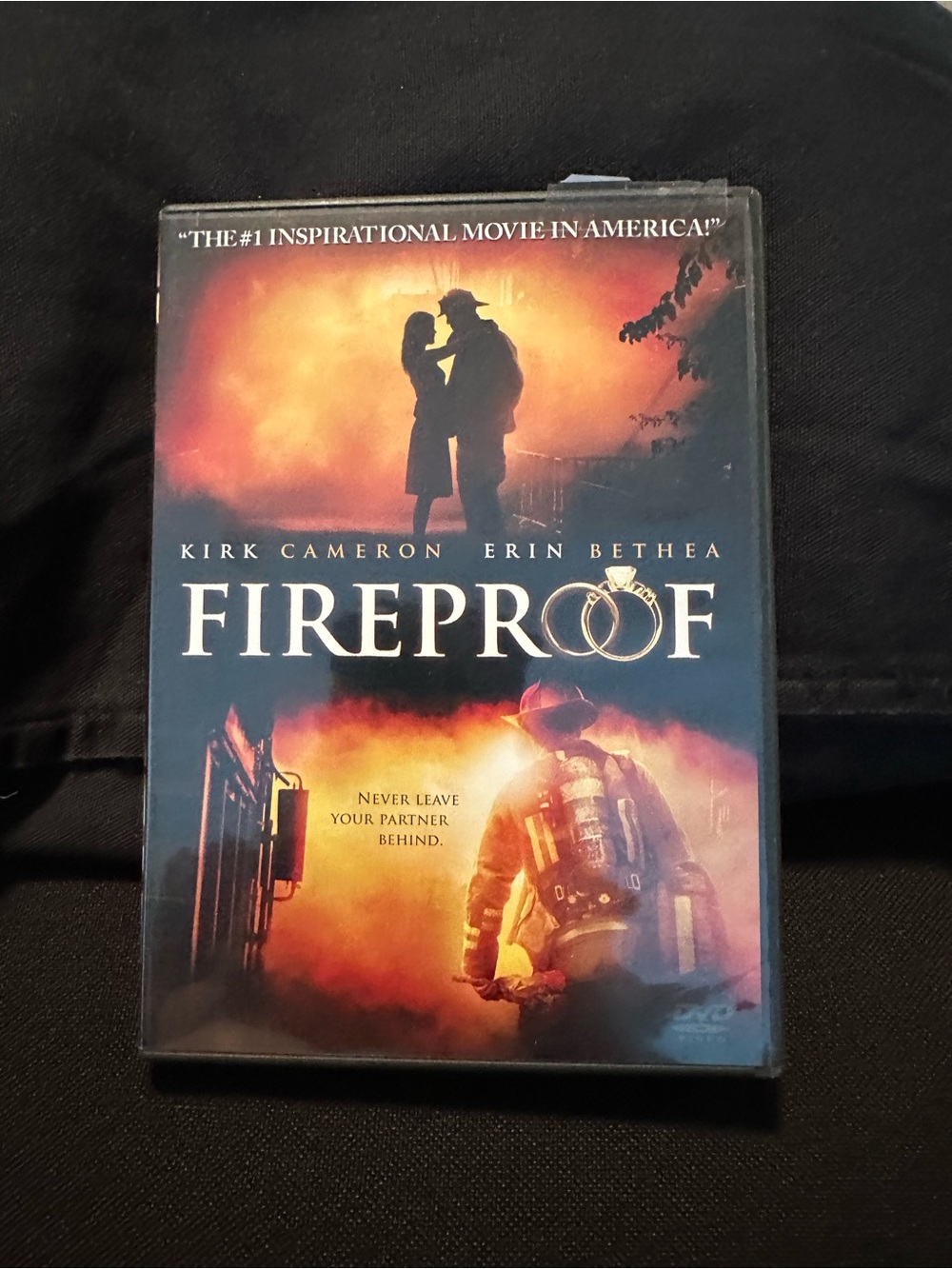 Fireproof DVD Movie - Firefighter Romance (Blue / Orange)